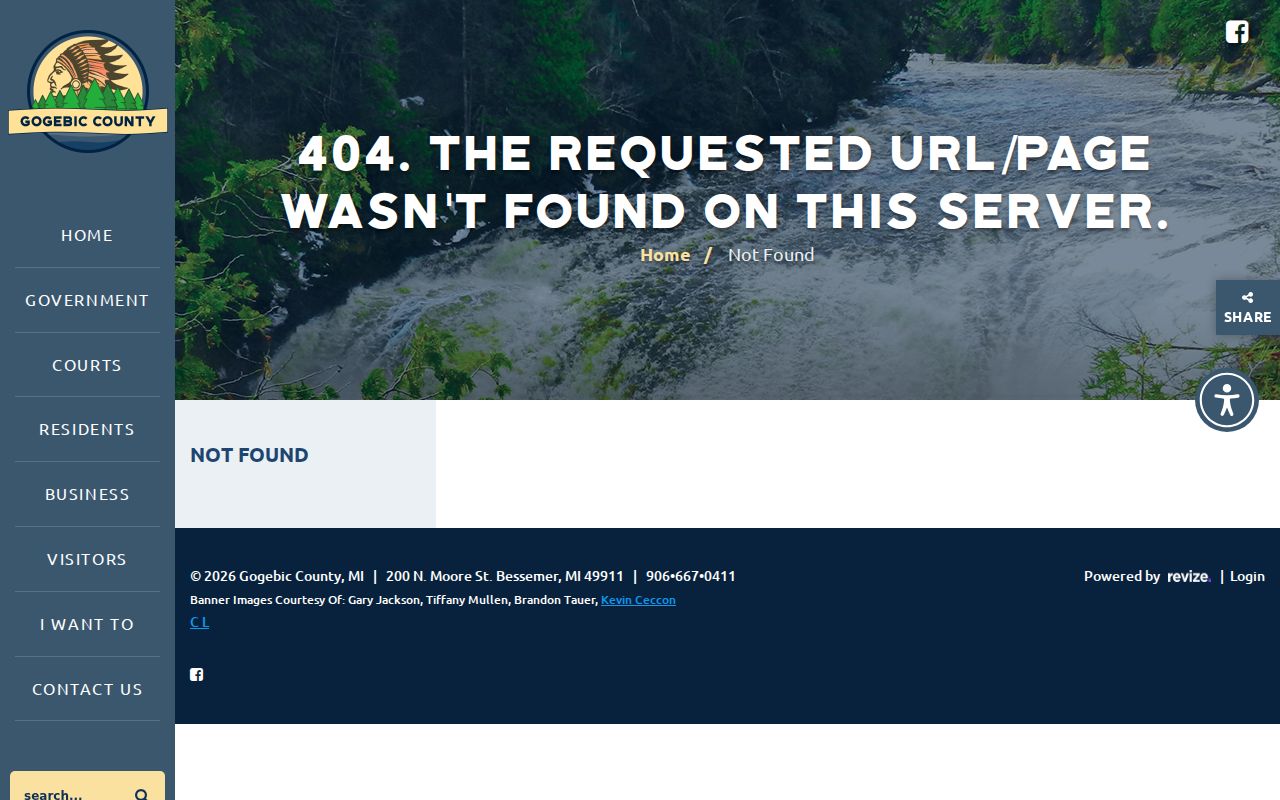 Gogebic County FOIA request page for city and county records tied to municipal warrant questions